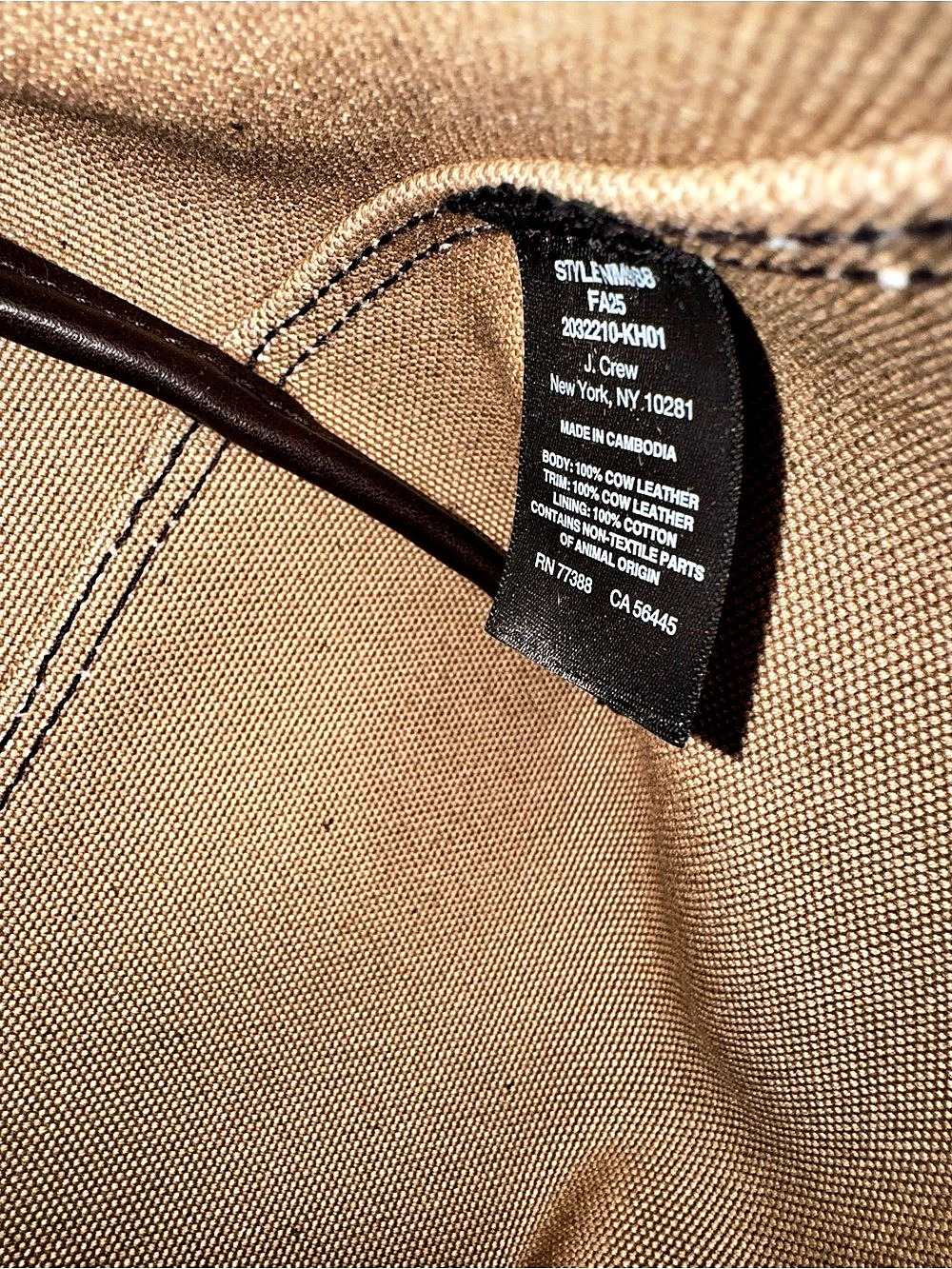 Madewell Essentials Bag Leather in Brown NWT - Picture 5 of 11